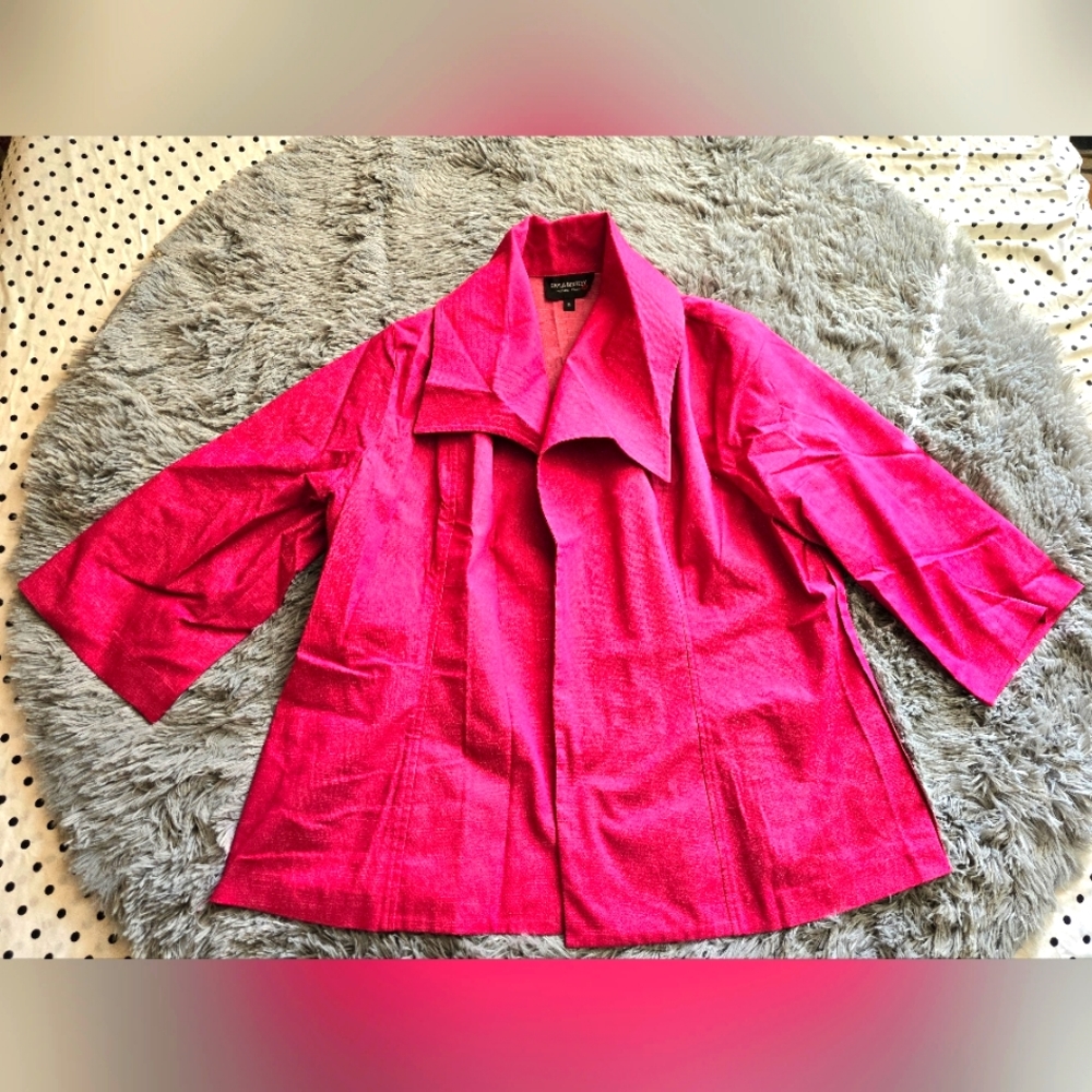 Statement Jacket in Hot Pink